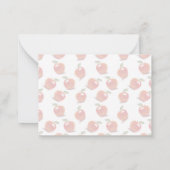 Personalisierter Red Apple Kindergarten Mitteilungskarte (Rückseite)