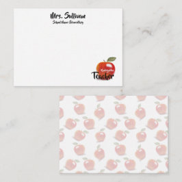 Personalisierter Red Apple Kindergarten Mitteilungskarte