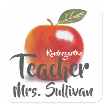 Personalisierter Red Apple Kindergarten
