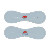 Personalisierter Red Rhino Player Baseball (Paneele)