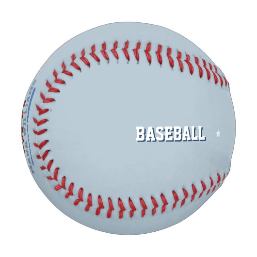 Personalisierter Red Rhino Player Baseball (Vorderseite Links)