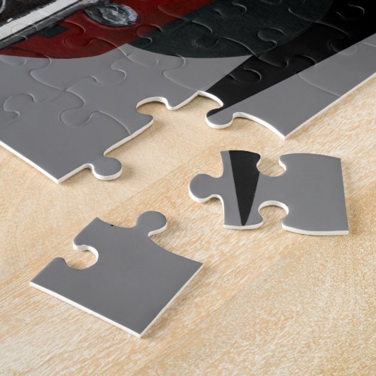 Personalisierter Red Speed Shop Puzzle (Seite)
