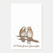 Personalisierter Red Tail Hawk Bird Lovebird Post Post-it Klebezettel (Vorderseite)