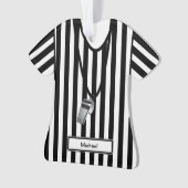 Personalisierter Referent mit Pfeife Ornament (Vorderseite)