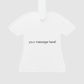 Personalisierter Referent mit Pfeife Ornament (Rückseite)