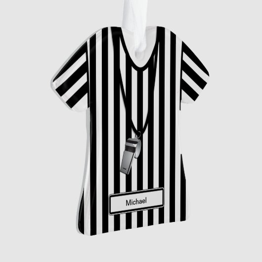 Personalisierter Referent mit Pfeife Ornament (Vorderseite)