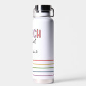 Personalisierter Reflextherapeut Trinkflasche (Rückseite)