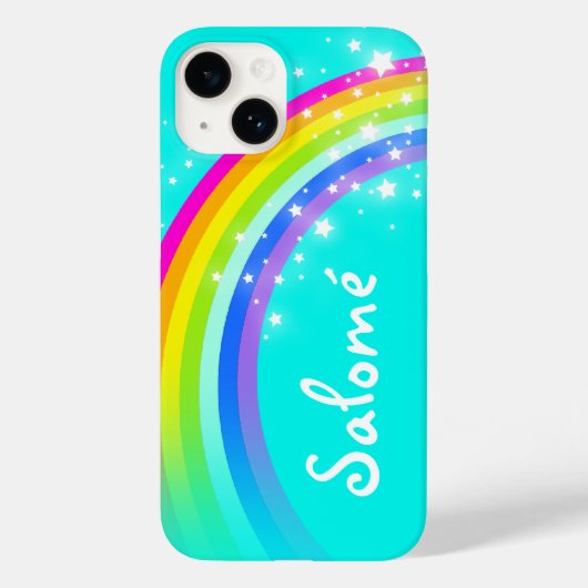 Personalisierter Regenbogen-Aquarium-Gehäuse Case-Mate iPhone Hülle (Rückseite)
