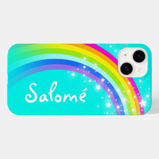 Personalisierter Regenbogen-Aquarium-Gehäuse Case-Mate iPhone Hülle (Rückseite (Horizontal))
