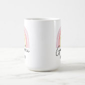 Personalisierter Regenbogen-Becher als Geschenk fü Kaffeetasse (Mittel)