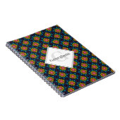 Personalisierter Regenbogen Blumenstrauß Fossilien Notizblock (Rechte Seite)