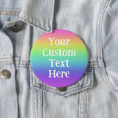 Personalisierter Regenbogen-Button-On-Button Button (Beispiel)