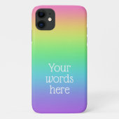 Personalisierter Regenbogen Case-Mate iPhone Hülle (Rückseite)