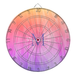 Personalisierter Regenbogen Dartscheibe