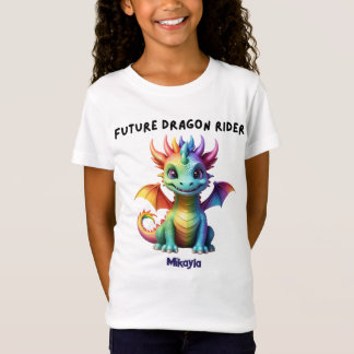 Personalisierter Regenbogen-Drache T-Shirt