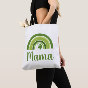 Personalisierter Regenbogen Erde Mama Tasche