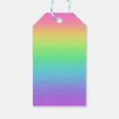 Personalisierter Regenbogen Geschenkanhänger (Rückseite)