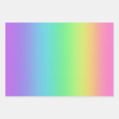 Personalisierter Regenbogen Geschenkpapier Set (Vorderseite 3)