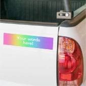 Personalisierter Regenbogen Gradient Autoaufkleber (Auf Lkw)
