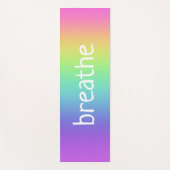 Personalisierter Regenbogen Gradient Yoga Mat Yogamatte (Vorderseite)