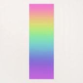 Personalisierter Regenbogen Gradient Yoga Mat Yogamatte (Rückseite)