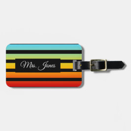 Personalisierter Regenbogen-Marker Gepäckanhänger