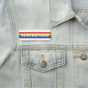 Personalisierter Regenbogen Namensschild