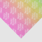 Personalisierter Regenbogen Seidenpapier (Detail)