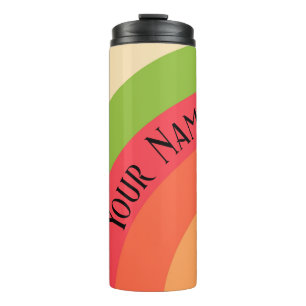 Personalisierter Regenbogen Thermosbecher