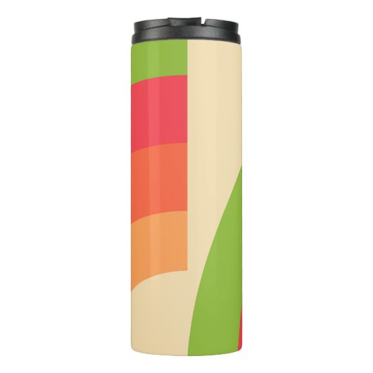 Personalisierter Regenbogen Thermosbecher (Rückseite)