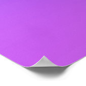 Personalisierter Regenbogen und rosa Herzen Poster (Ecke)