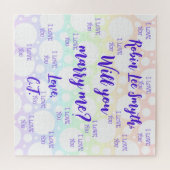 Personalisierter Regenbogen Vorschlag Jigsaw Puzzl Puzzle (Horizontal)