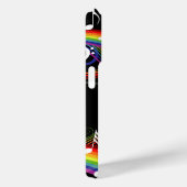 Personalisierter Regenbogen Weißer Musiknoten auf Case-Mate iPhone Hülle (Rückseite / Rechts)