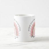 Personalisierter Regenbogen-Zusatz Kaffeetasse (Mittel)