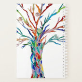 Personalisierter Regenbogenbaum 2023 Planer (Rückseite)