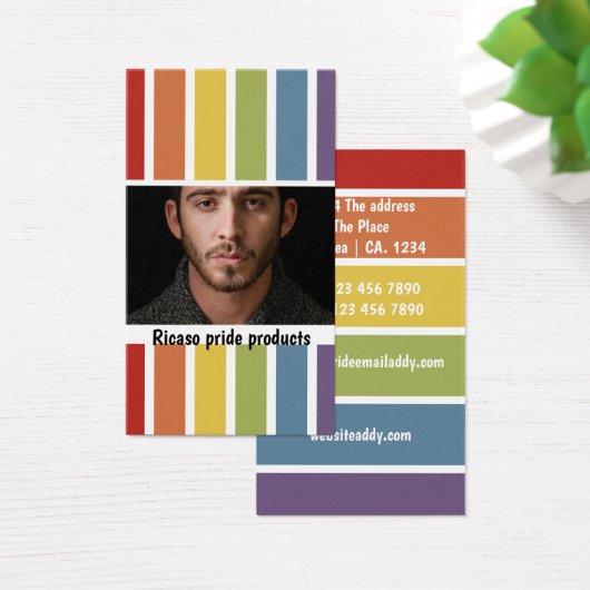 Personalisierter Regenbogendruck (Schreibtisch)