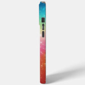 Personalisierter Regenbogensparkle Case-Mate iPhone Hülle (Rückseite / Links)
