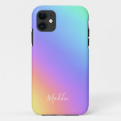 personalisierter Regenbogenverlauf Case-Mate iPhone Hülle (Rückseite)