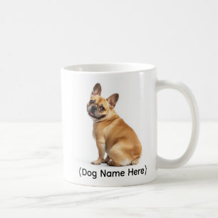 Personalisierter Rehbrauner Französischer Bulldogg Kaffeetasse