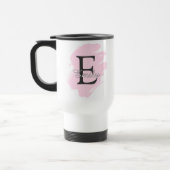 Personalisierter Reise-Monogramm-Becher mit Farbak Reisebecher (Links)