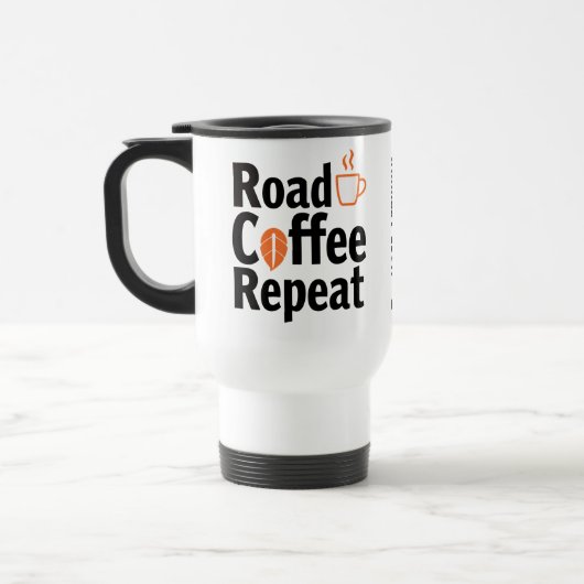 Personalisierter Reisebecher (Links)