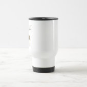 Personalisierter Reisebecher Goldener Elefant (Mittel)