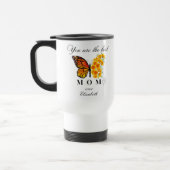 Personalisierter Reisebecher mit floralem Schmette (Links)