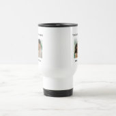 Personalisierter Reisebecher mit Foto und Text (Mittel)