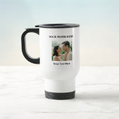 Personalisierter Reisebecher mit Foto und Text