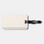 Personalisierter ReisepassTag Gepäckanhänger (Rückseite horizontal)