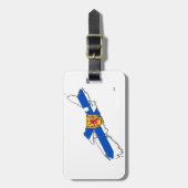 Personalisierter Reiseumbau Neuschottlands, Gepäckanhänger (Vorderseite vertikal)