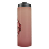 Personalisierter Reißverschluss eines Vampirs Fang Thermosbecher (Vorderseite)