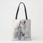 Personalisierter Reitpferd Individuelle Name Reitt Tasche (Vorderseite)