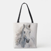 Personalisierter Reitpferd Individuelle Name Reitt Tasche (Rückseite)